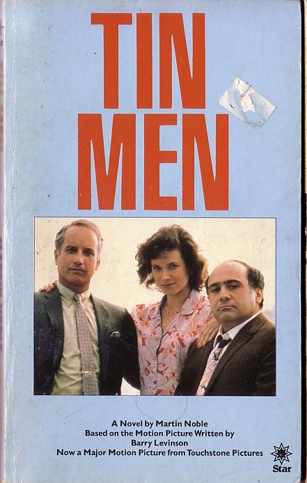 Martin Noble  TIN MEN (Richard Dreyfuss & Danny DeVito) front book cover image