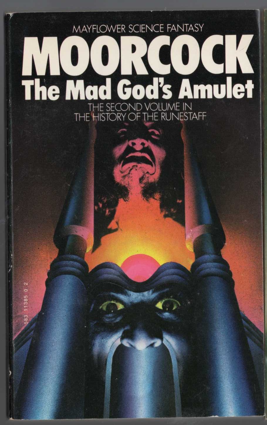 Michael Moorcock  THE MAD GOD'S AMULET front book cover image