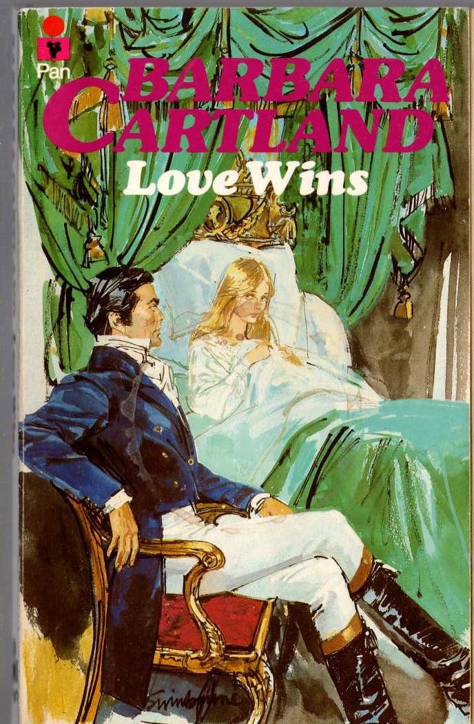 Barbara Cartland  LOVE WINS front book cover image