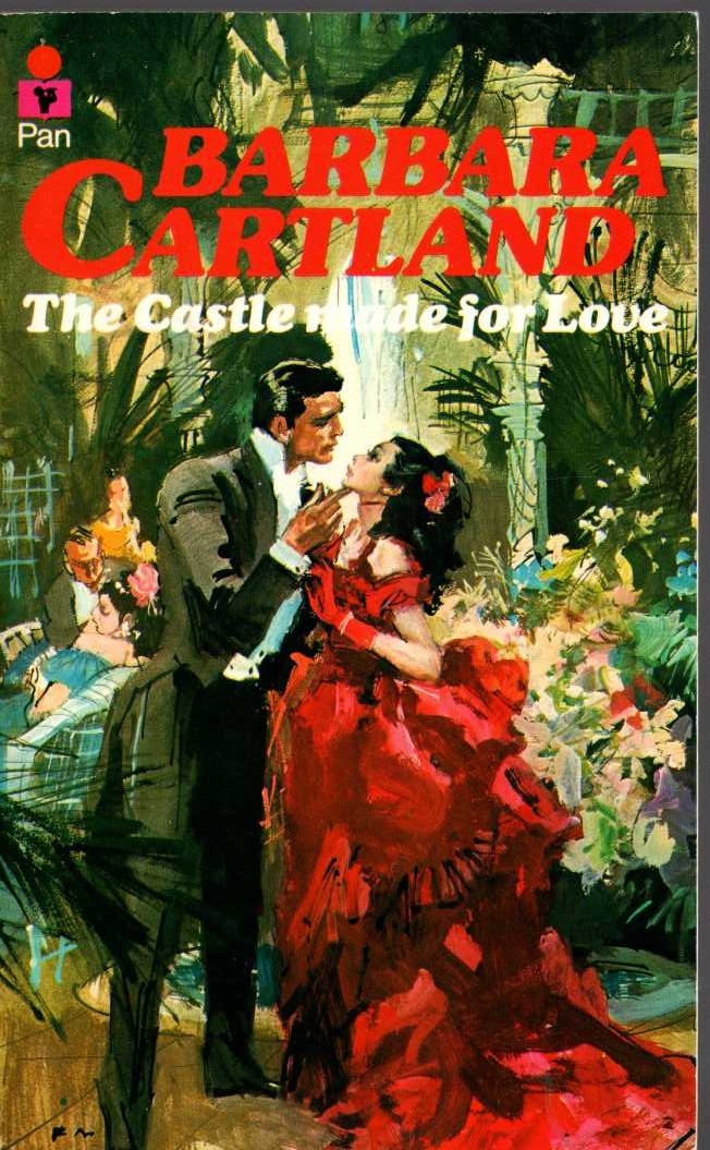 Barbara Cartland  THE CASTLE MADE FOR LOVE front book cover image