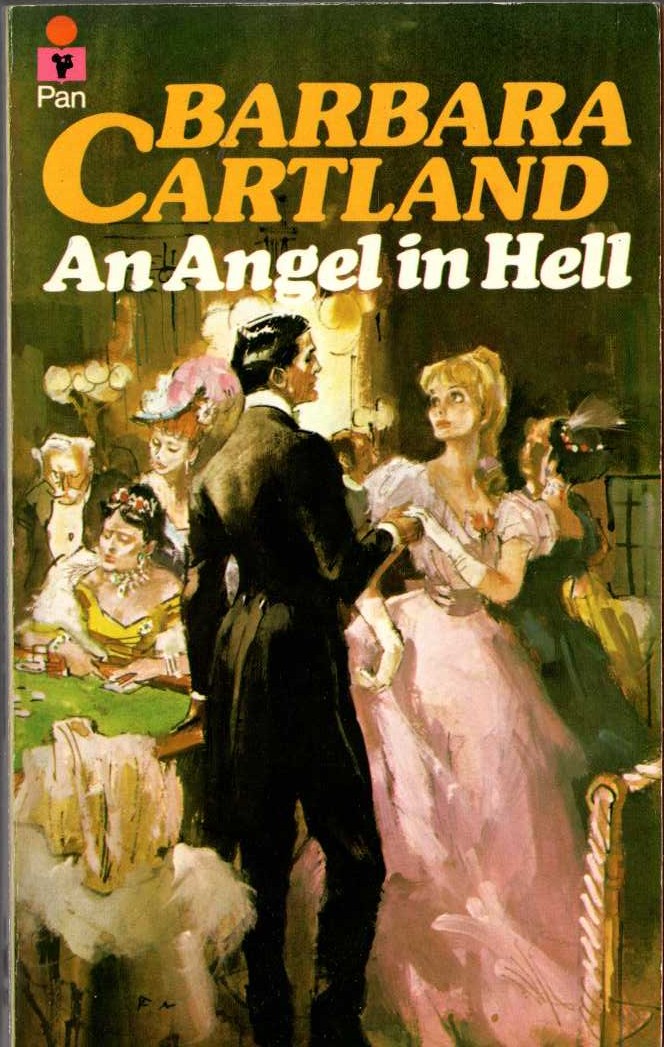 Barbara Cartland  AN ANGEL IN HELL front book cover image