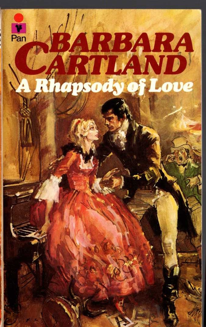 Barbara Cartland  A RHAPSODY OF LOVE front book cover image