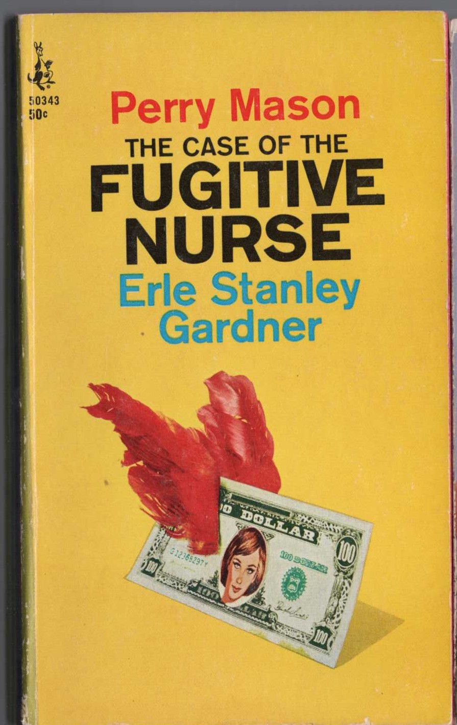 Erle Stanley Gardner  THE CASE OF THE FUGITIVE NURSE front book cover image