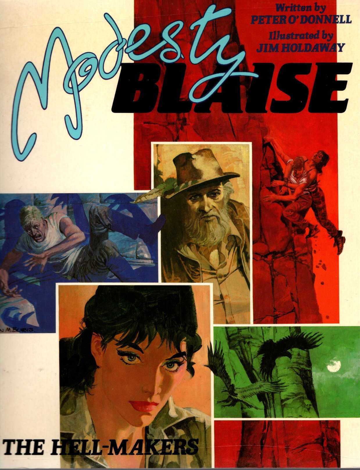 Peter O'Donnell  MODESTY BLAISE: THE HELL-MAKERS front book cover image