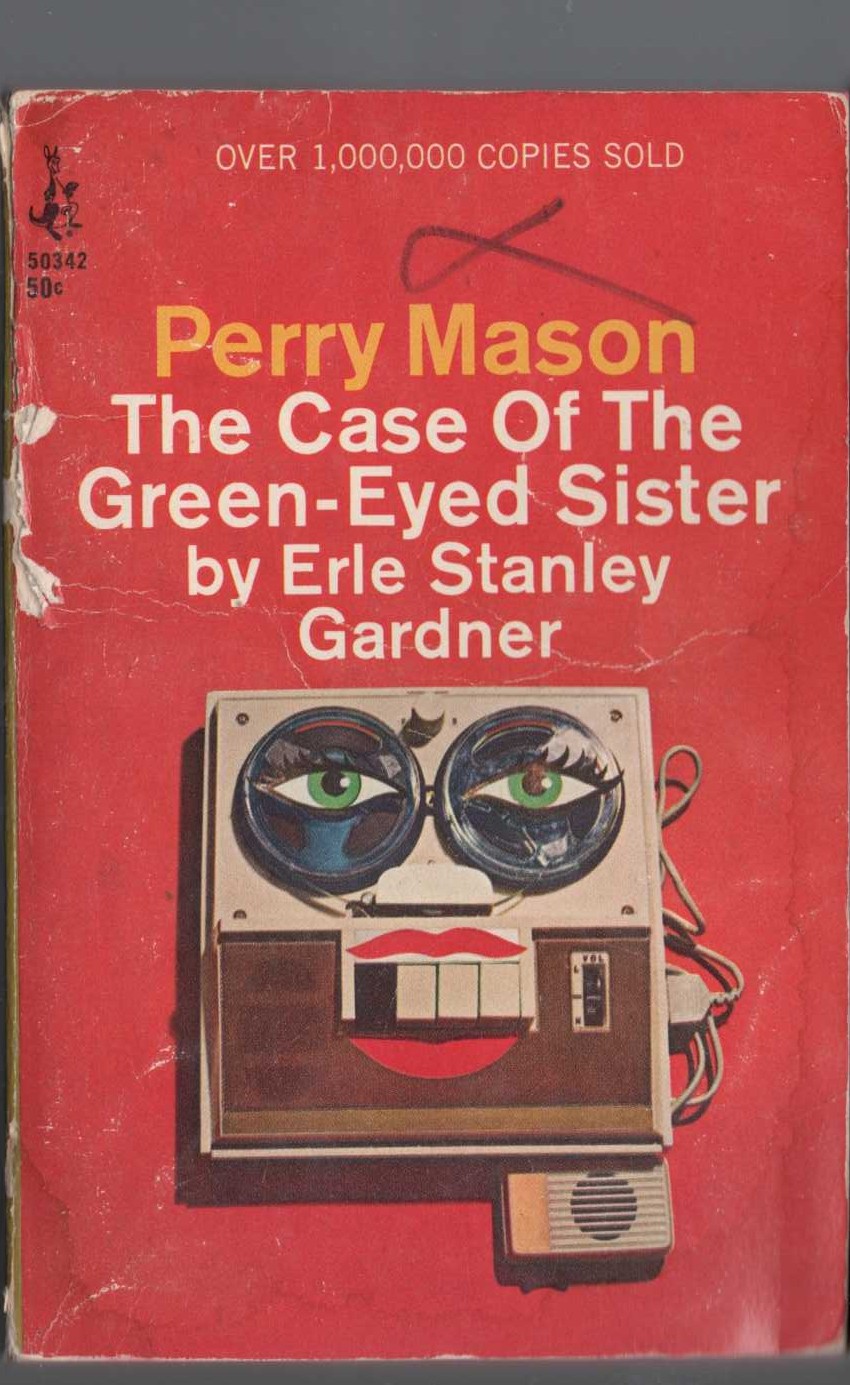 Erle Stanley Gardner  THE CASE OF THE GREEN-EYED SISTER front book cover image
