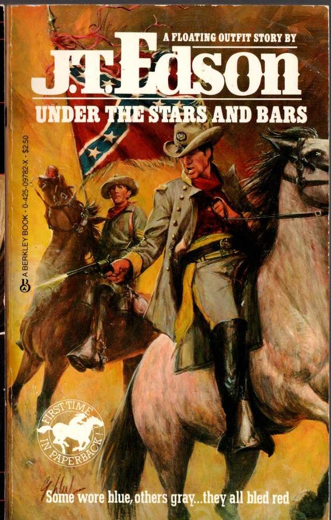 J.T. Edson  UNDER THE STARS AND BARS front book cover image