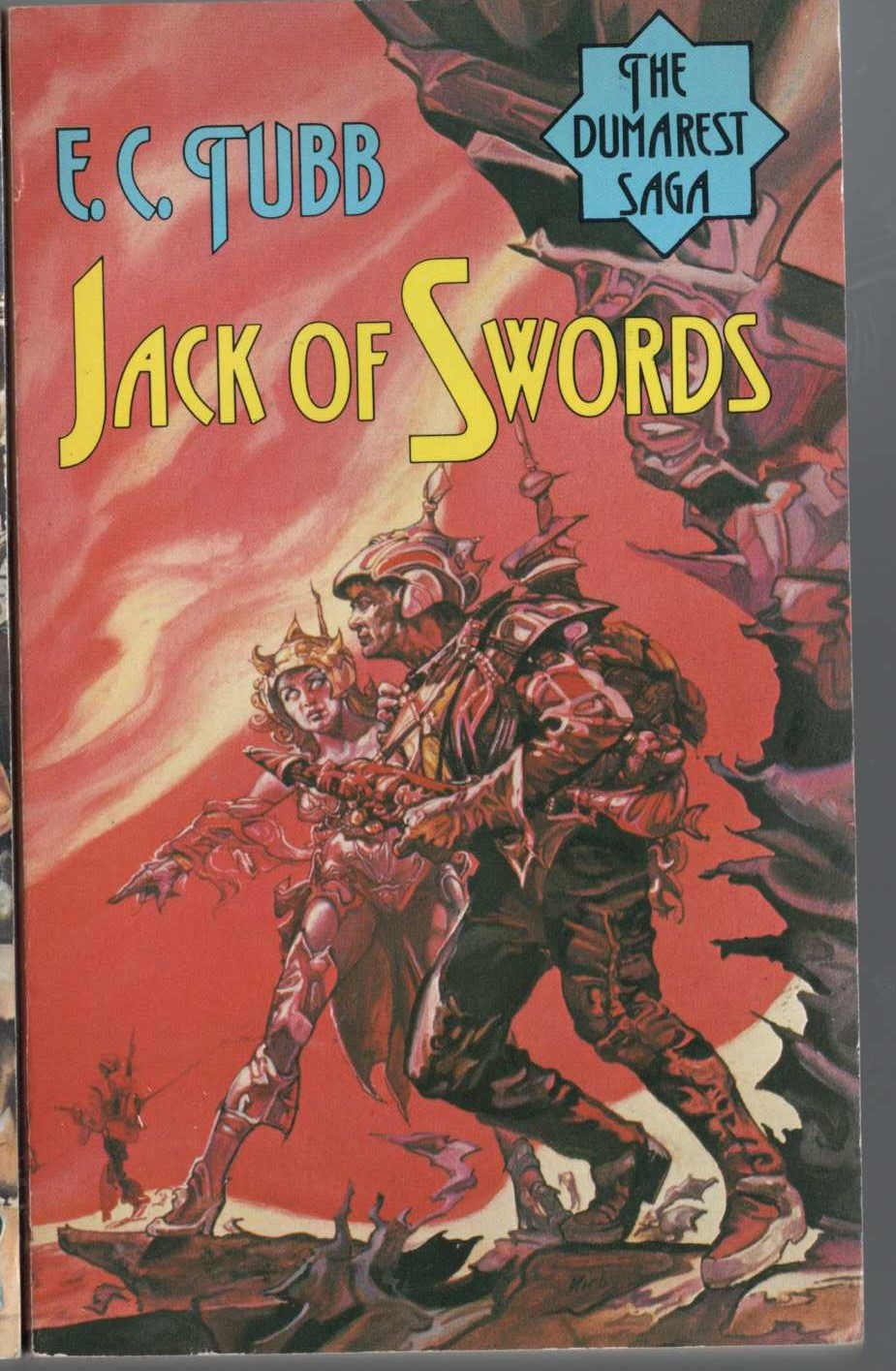 E.C. Tubb  JACK OF SWORDS front book cover image