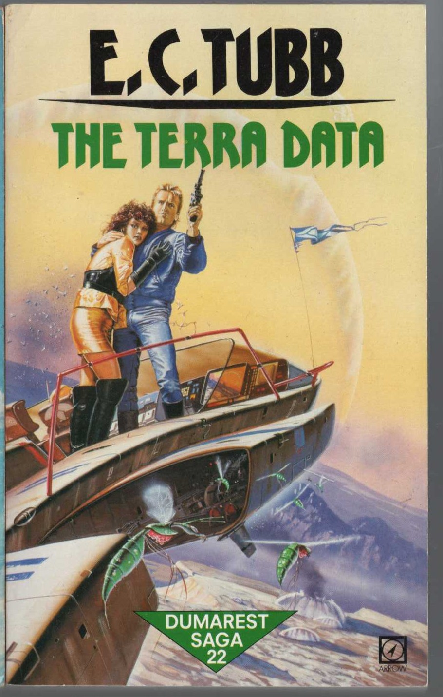 E.C. Tubb  THE TERRA DATA front book cover image