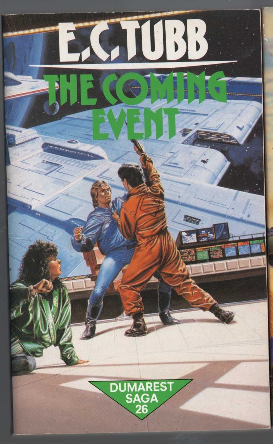 E.C. Tubb  THE COMING EVENT front book cover image