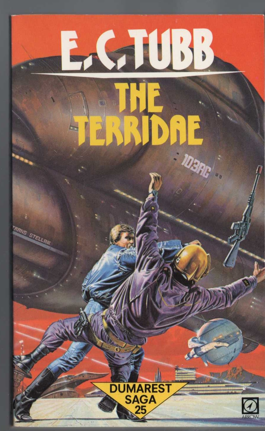 E.C. Tubb  THE TERRIDAE front book cover image