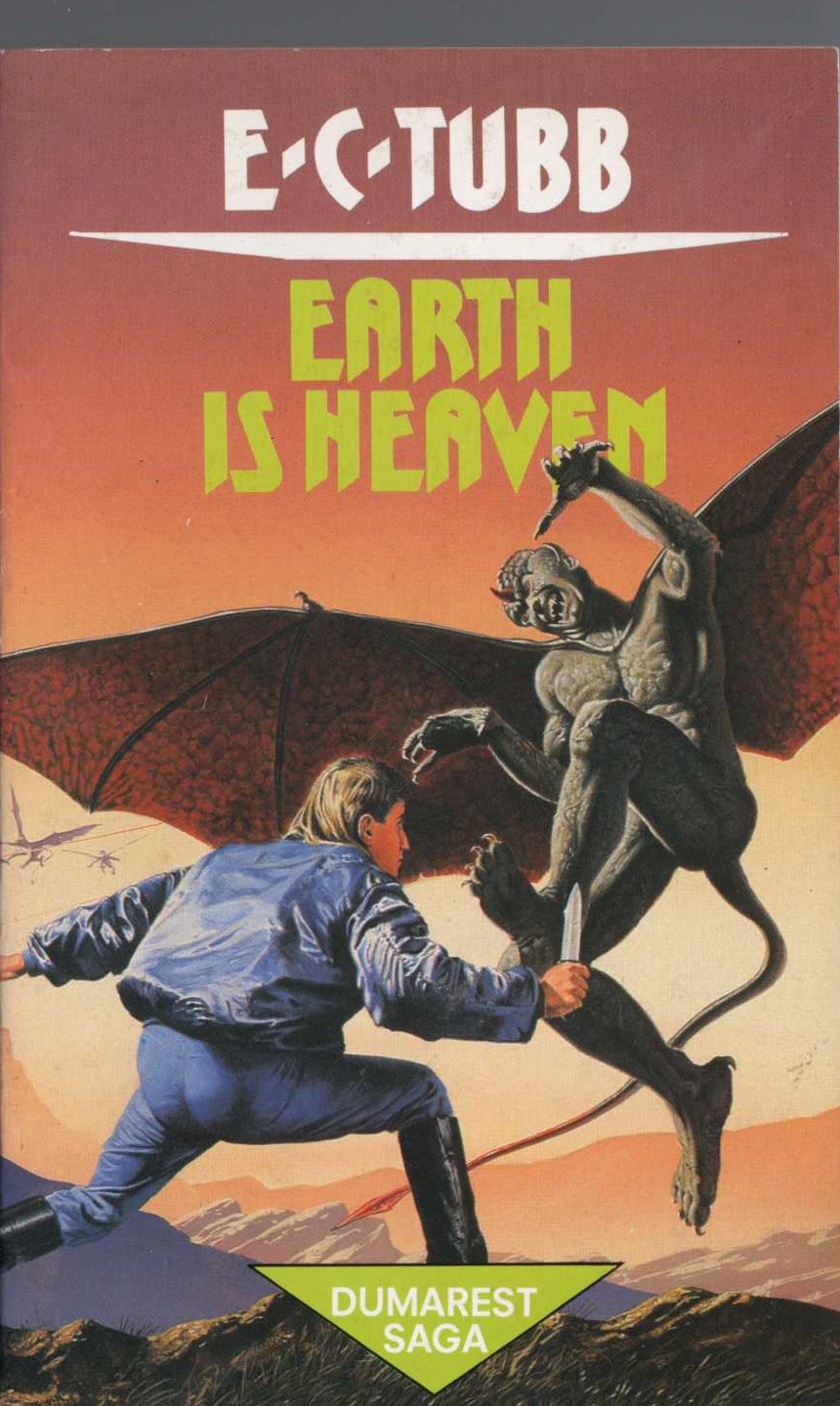 E.C. Tubb  EARTH IS HEAVEN front book cover image