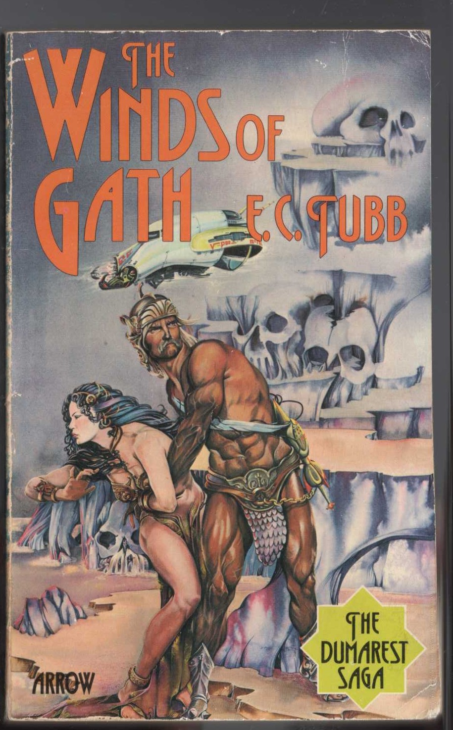 E.C. Tubb  THE WINDS OF GATH front book cover image
