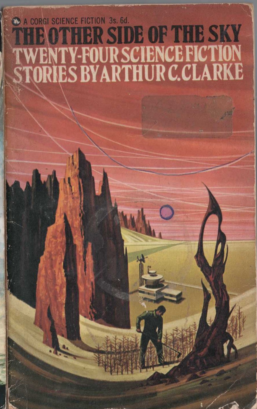 Arthur C. Clarke  THE OTHER SIDE OF THE SKY (24 SF stories) front book cover image