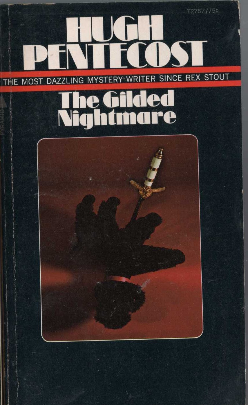Hugh Pentecost  THE GILDED NIGHTMARE front book cover image