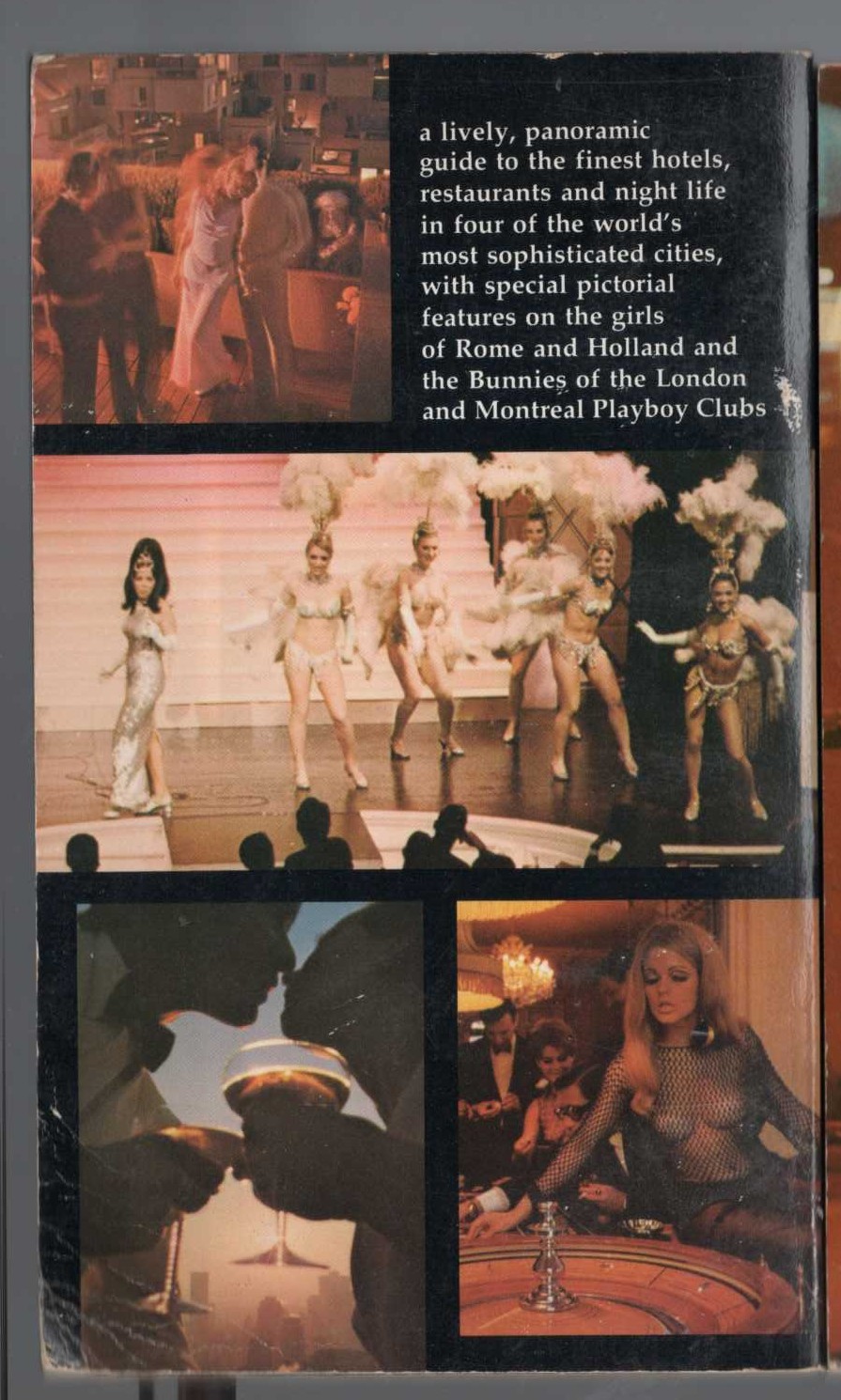 Playboy   PLAYBOY ON THE TOWN magnified rear book cover image