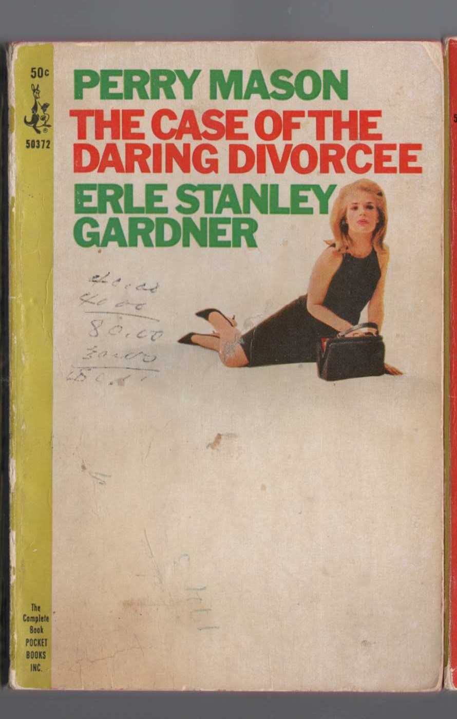 Erle Stanley Gardner  THE CASE OF THE DARING DIVORCEE front book cover image