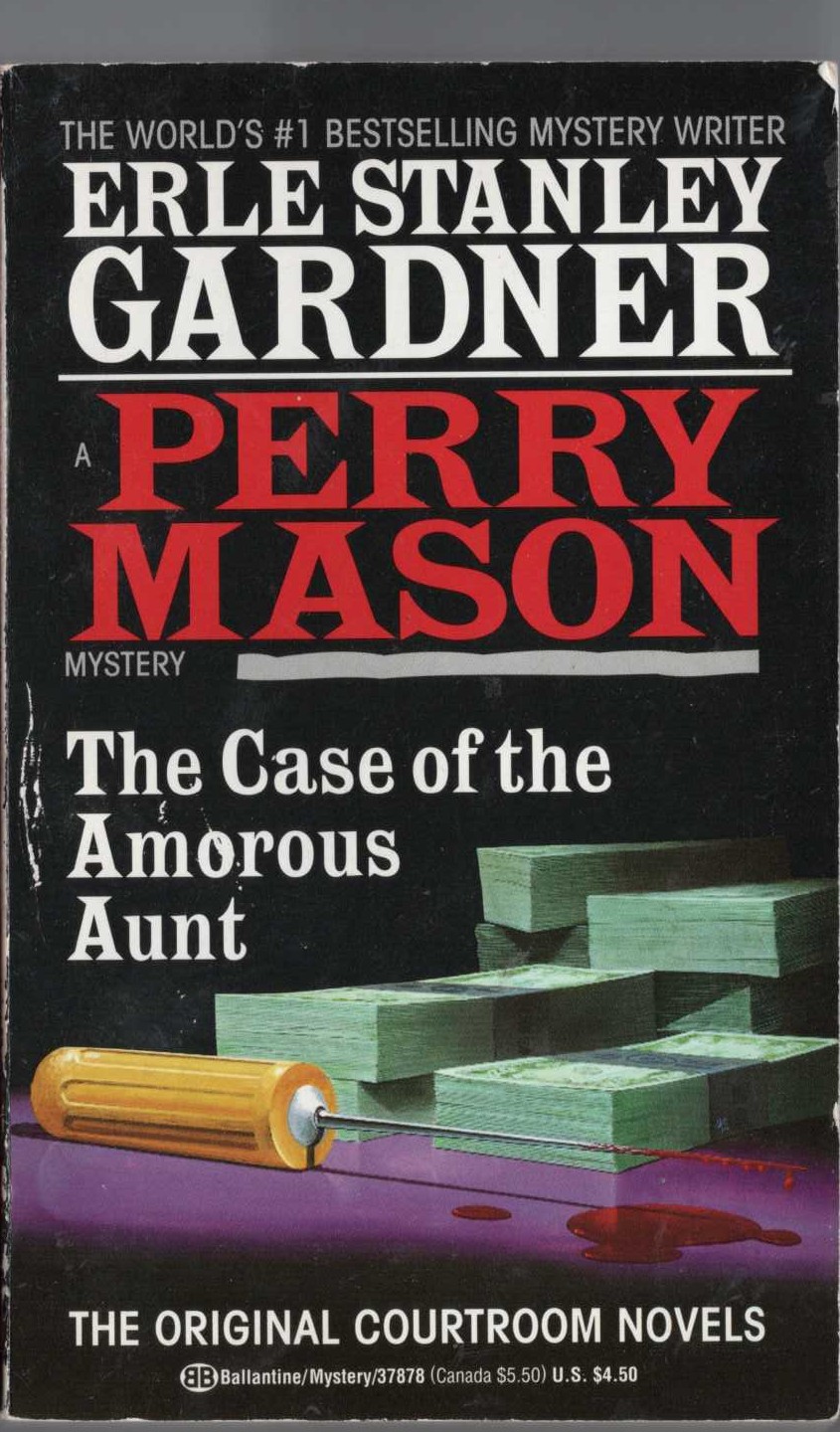 Erle Stanley Gardner  THE CASE OF THE AMOROUS AUNT front book cover image