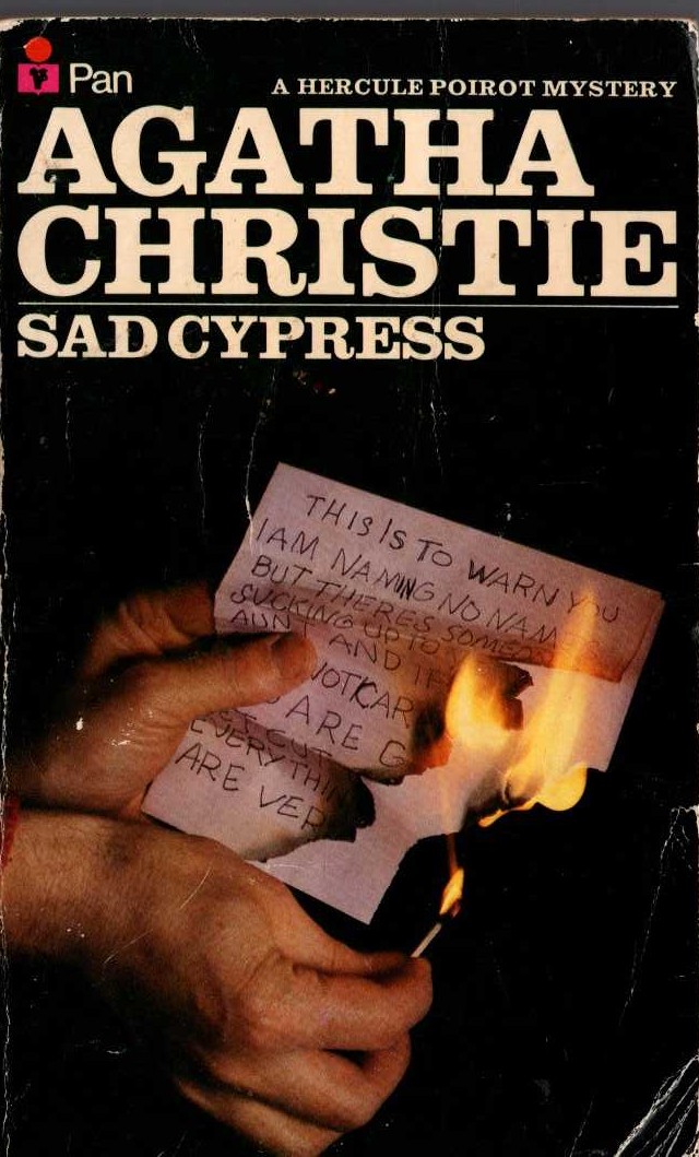 Agatha Christie  SAD CYPRESS front book cover image