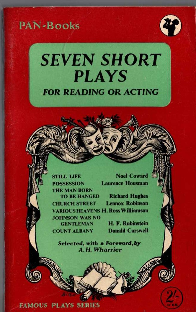 A.H. Wharrier (compiles) SEVEN SHORT PLAYS for reading or acting front book cover image