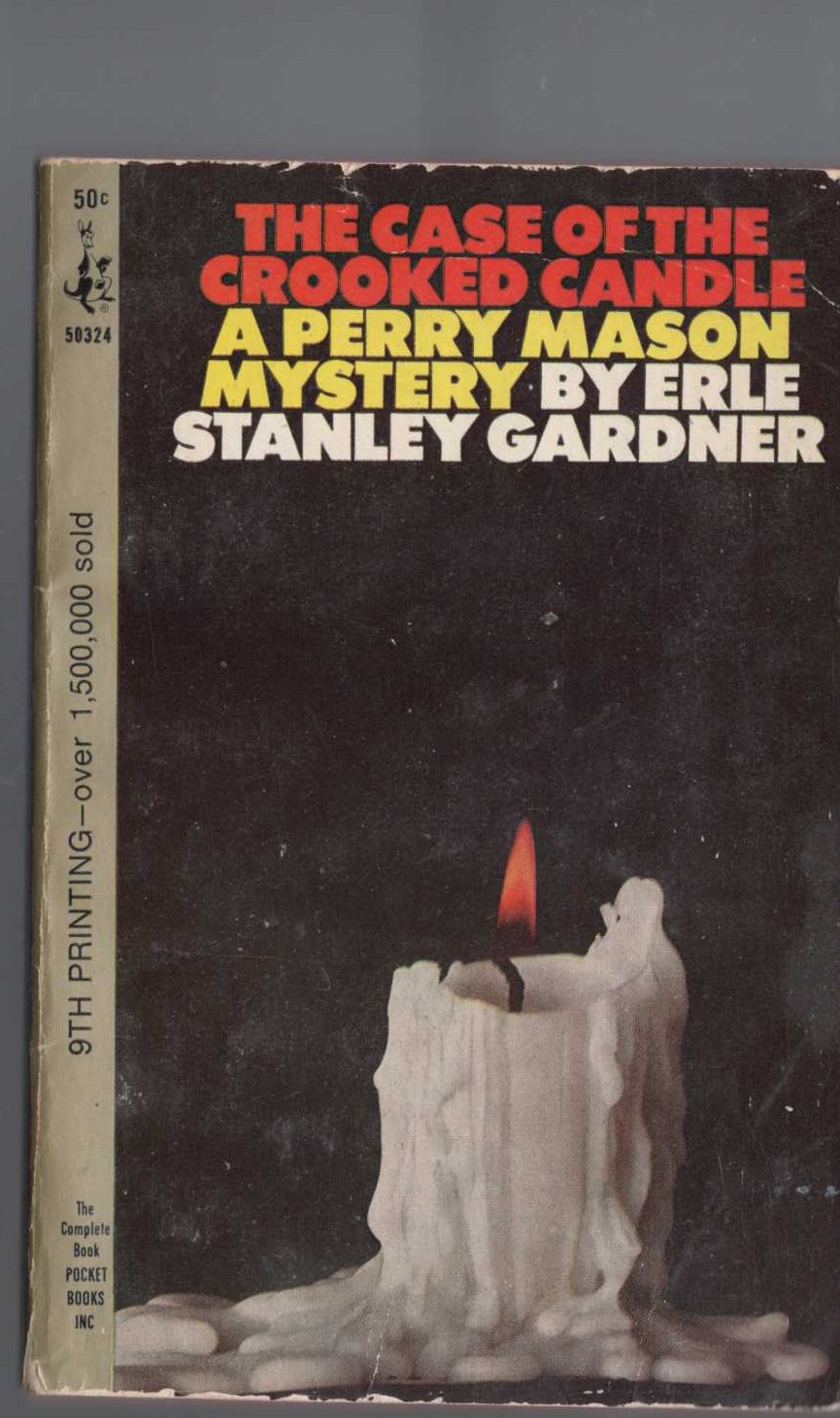 Erle Stanley Gardner  THE CASE OF THE CROOKED CANDLE front book cover image