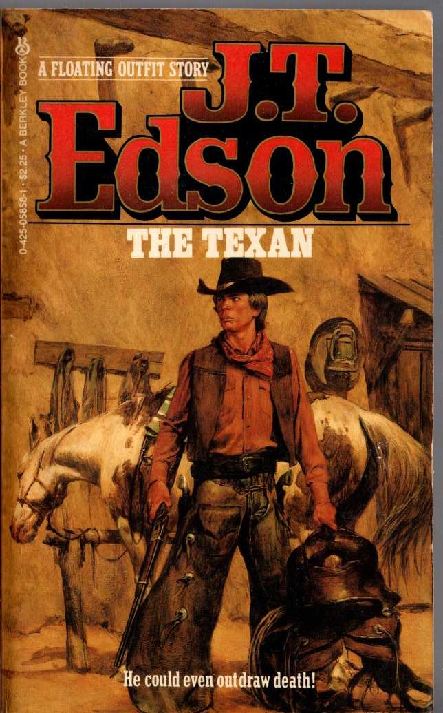 J.T. Edson  THE TEXAN front book cover image