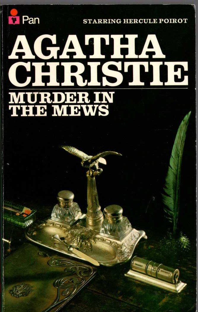 Agatha Christie  MURDER IN THE MEWS front book cover image