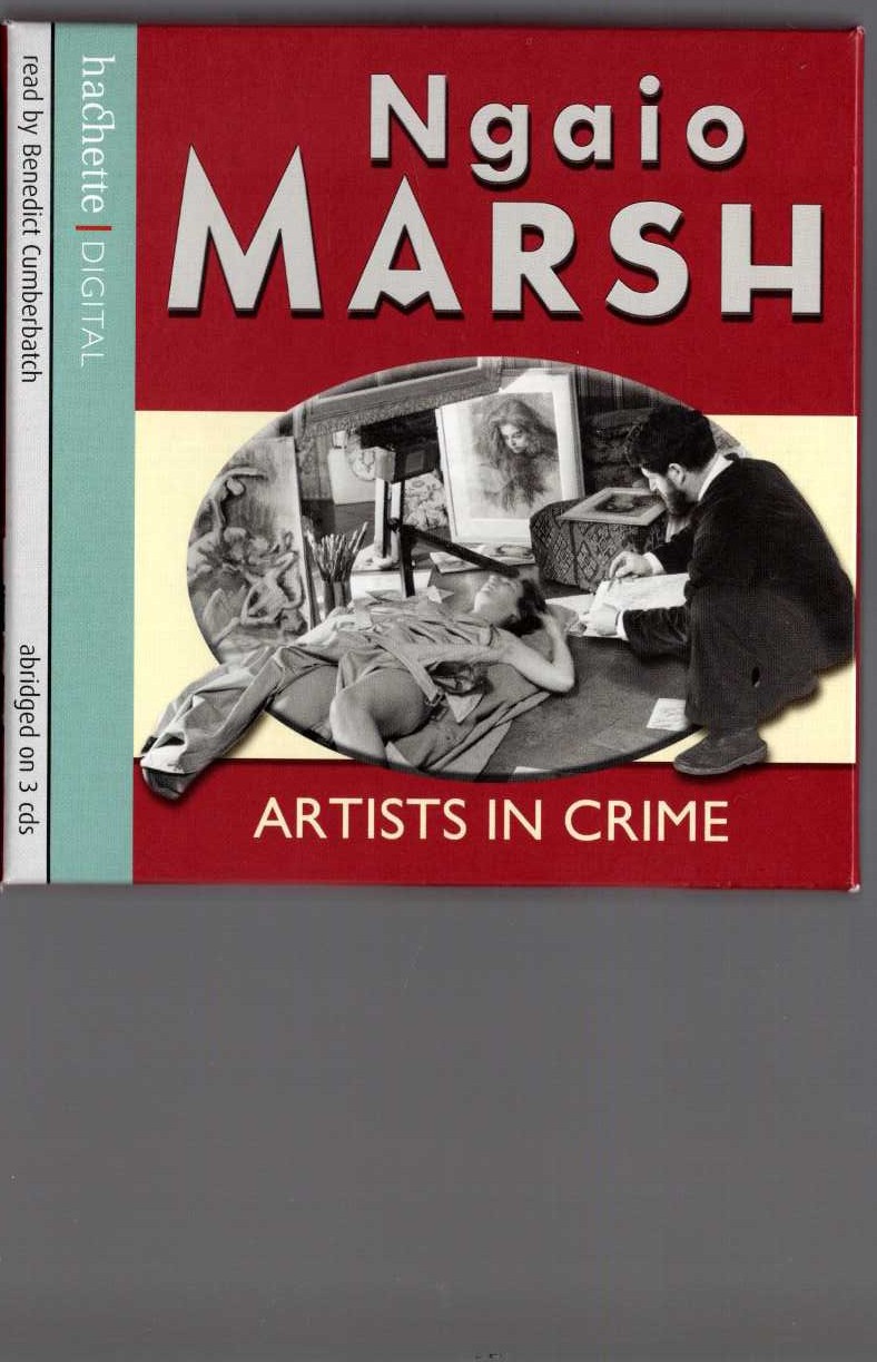 ARTISTS IN CRIME (read by Benedict Cumberbatch) front book cover image