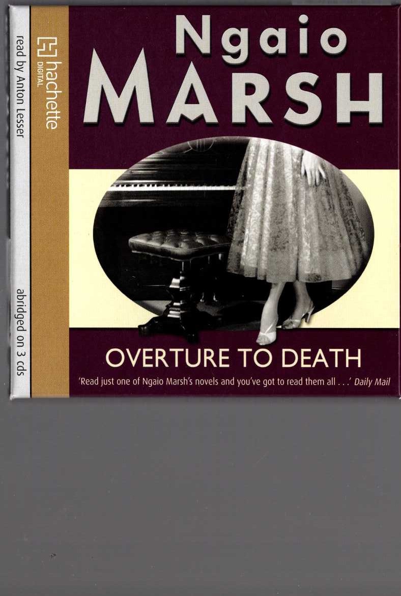 OVERTURE TO DEATH (read by Anton Lesser) front book cover image