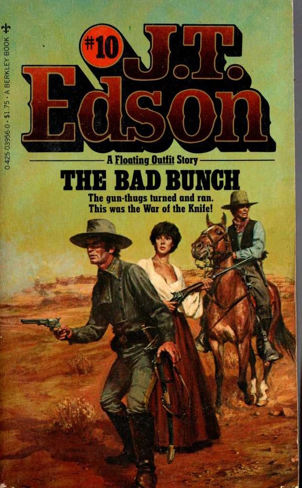 J.T. Edson  THE BAD BUNCH front book cover image