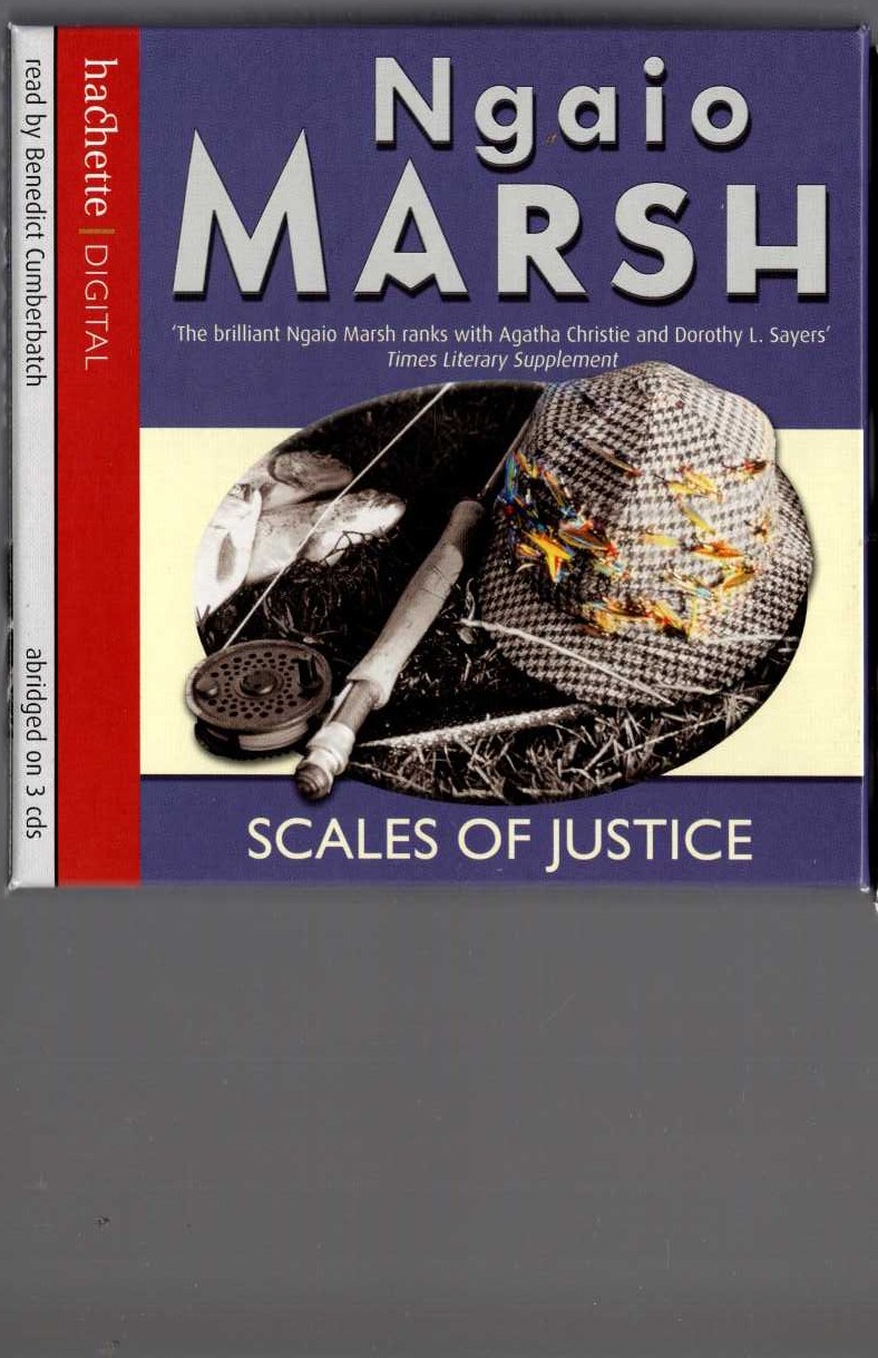SCALES OF JUSTICE (read by Benedict Cumberbatch) front book cover image