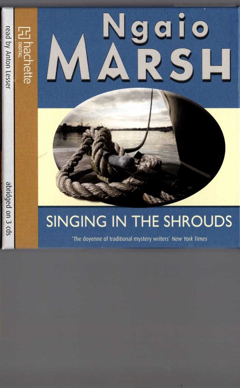 SINGING IN THE SHROUDS (read by Anton Lesser) front book cover image