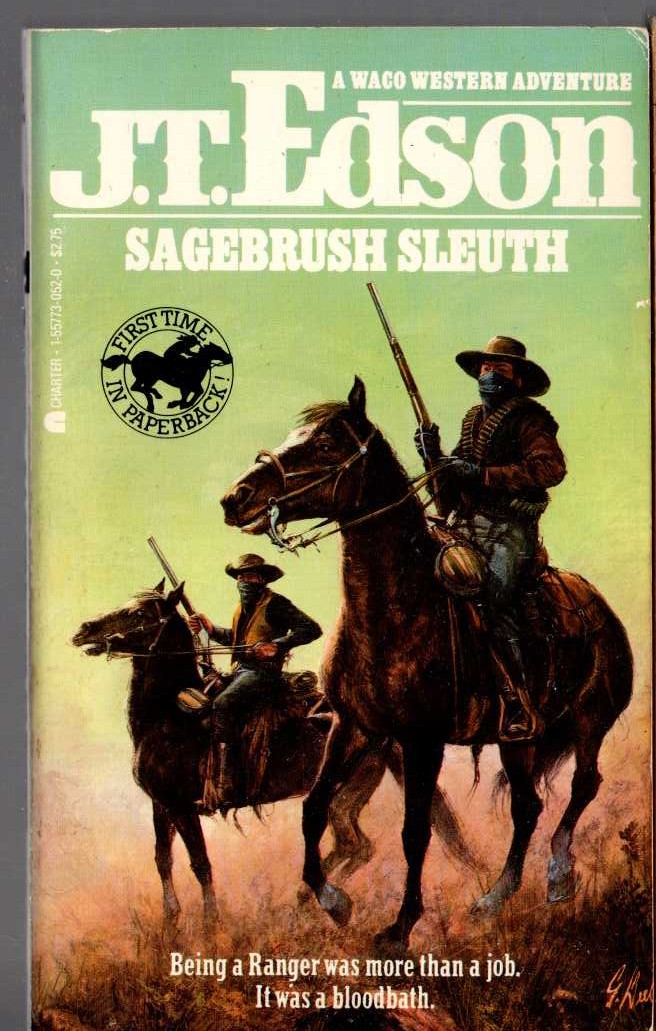 J.T. Edson  SAGEBRUSH SLEUTH front book cover image