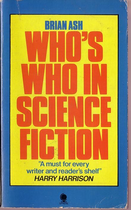 Brian Ash  WHO'S WHO IN SCIENCE FICTION (Reference) front book cover image