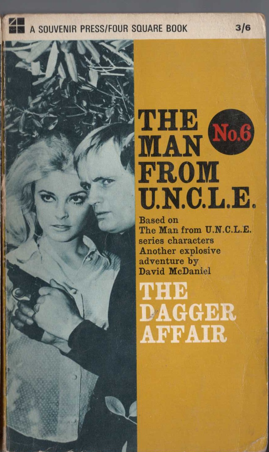 David McDaniel  THE MAN FROM U.N.C.L.E. No.6: THE DAGGER AFFAIR front book cover image