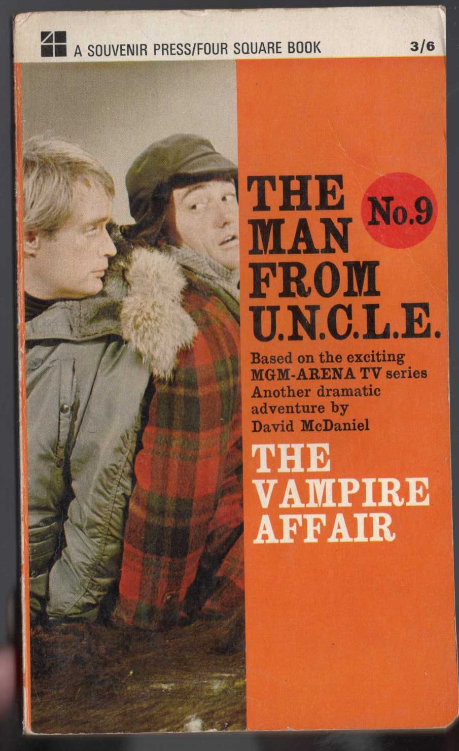 David McDaniel  THE MAN FROM U.N.C.L.E. No.9: THE VAMPIRE AFFAIR front book cover image