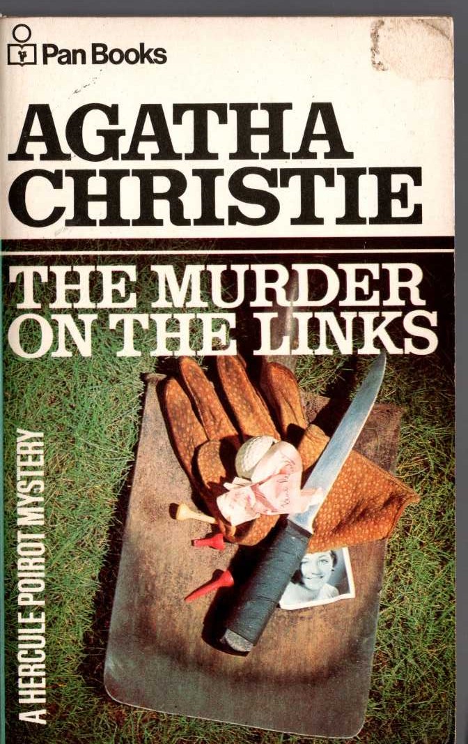 Agatha Christie  THE MURDER ON THE LINKS front book cover image