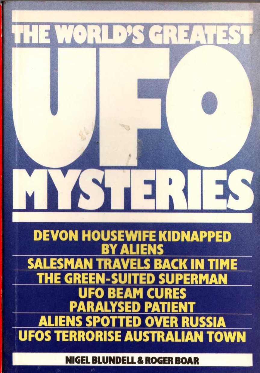THE WORLD'S GREATEST UFO MYSTERIES front book cover image
