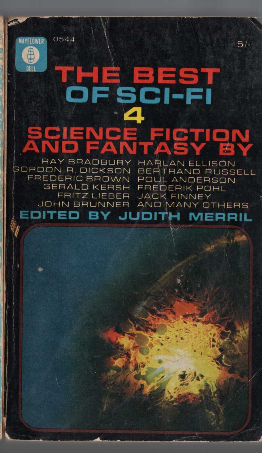 Judith Merril (edits) THE BEST OF SCI-FI 4 front book cover image