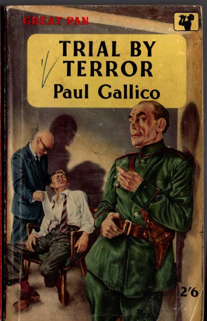 Paul Gallico  TRIAL BY TERROR front book cover image