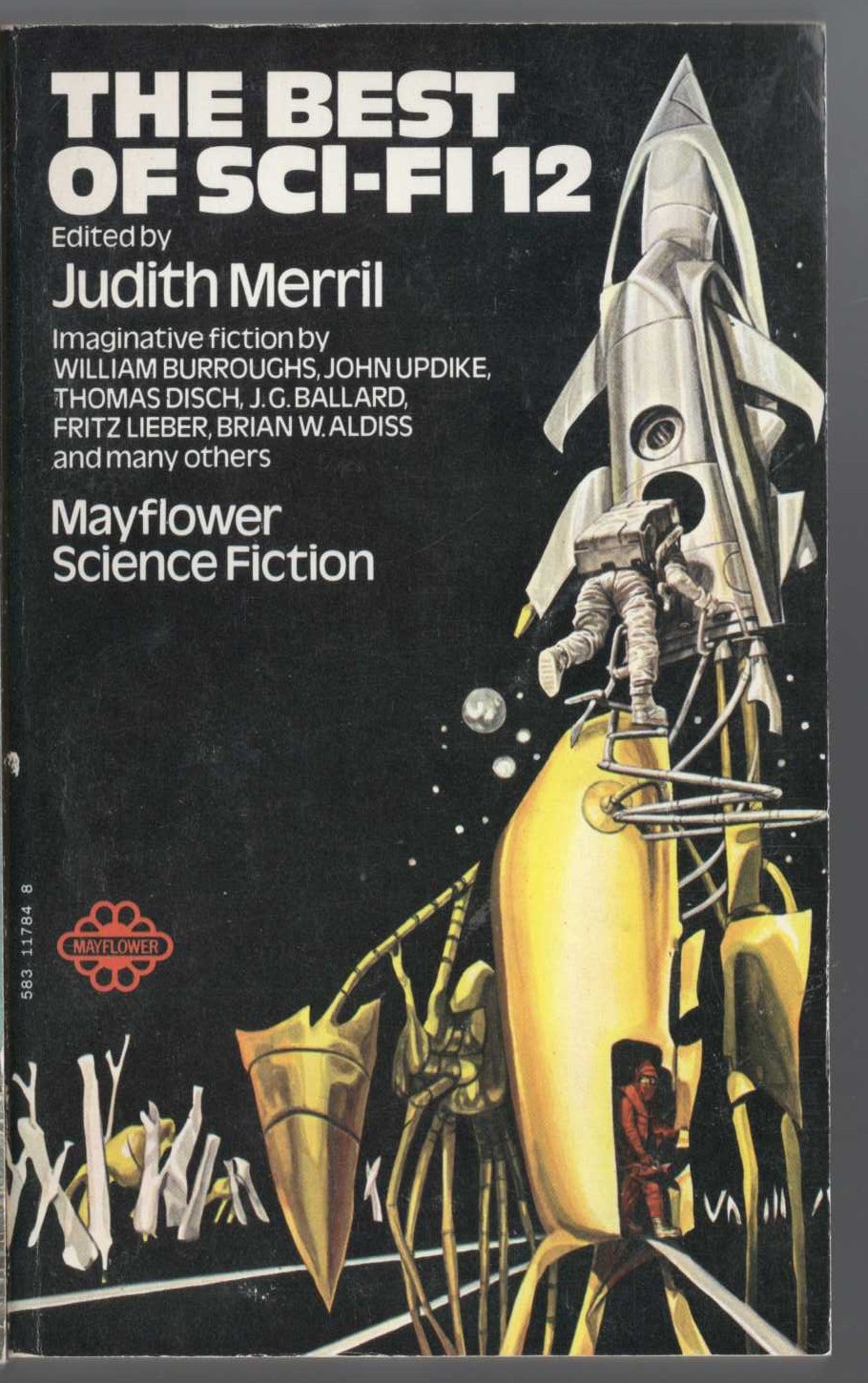 Judith Merril (edits) THE BEST OF SCIFI 12 front book cover image