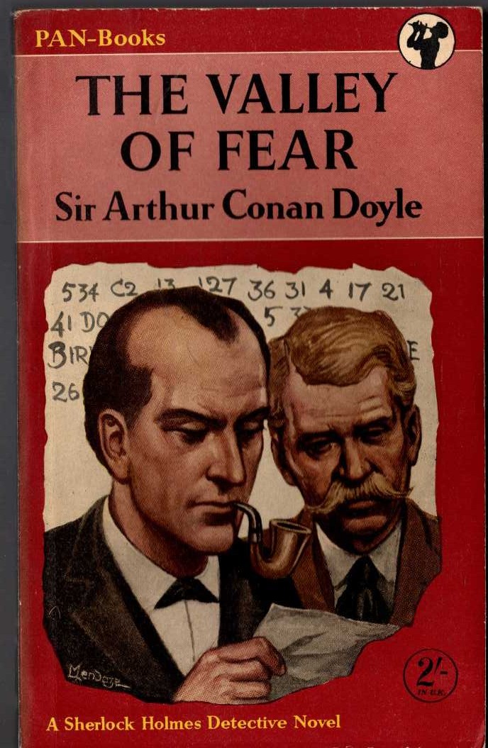 Sir Arthur Conan Doyle  THE VALLEY OF FEAR front book cover image