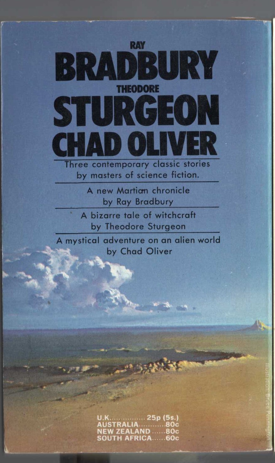 William F. Nolan (edits) 3-TO THE HIGHEST POWER magnified rear book cover image