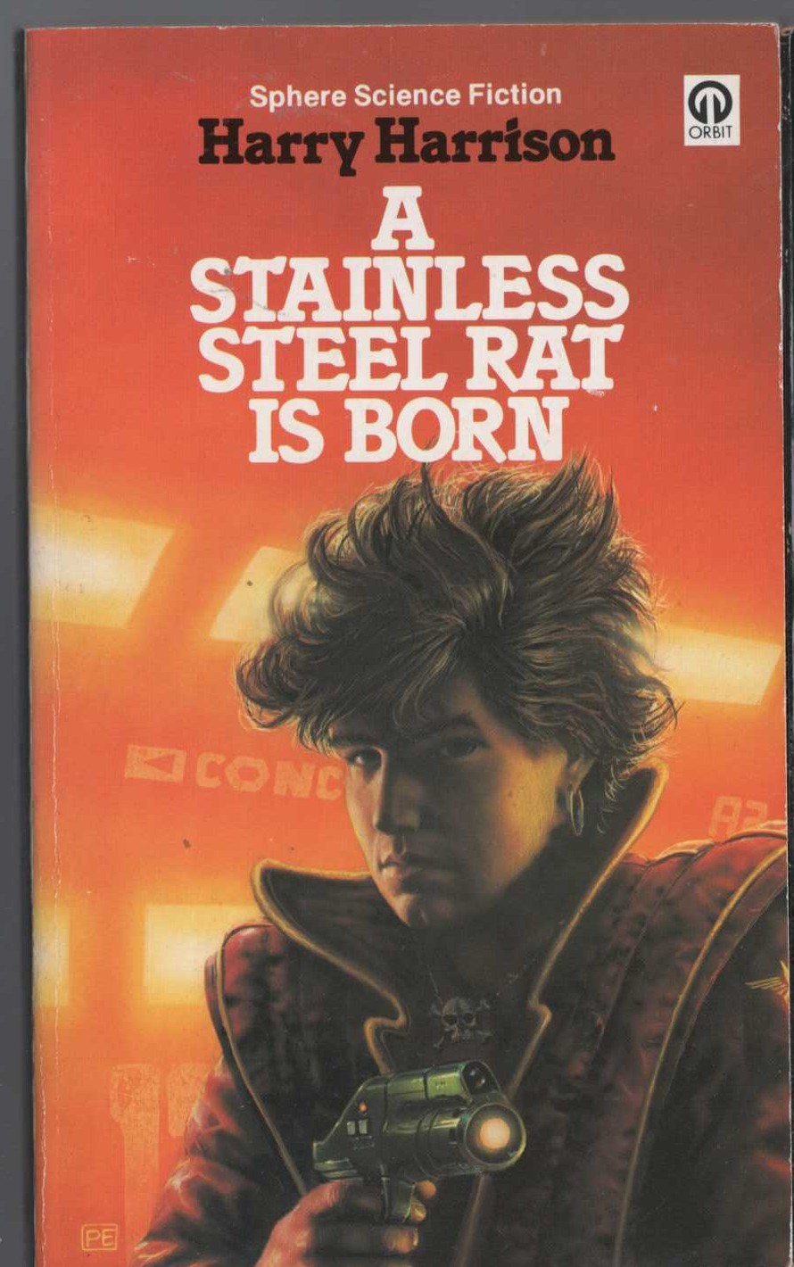 Harry Harrison  A STAINLESS STEEL RAT IS BORN front book cover image
