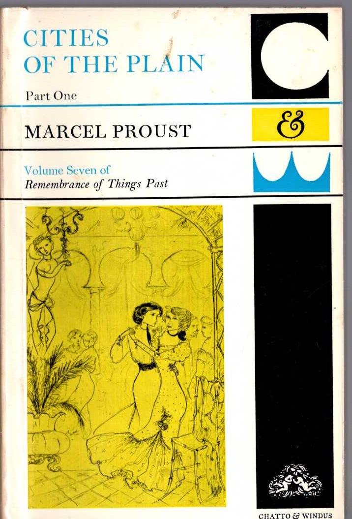 Marcel Proust  CITIES OF THE PLAIN. Part One front book cover image