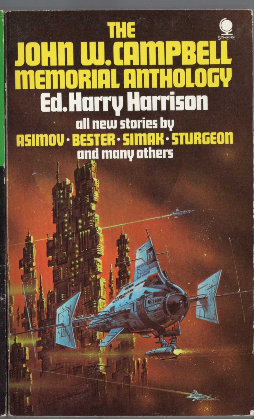 Harry Harrison (edits) THE JOHN W.CAMPBELL MEMORIAL ANTHOLOGY front book cover image