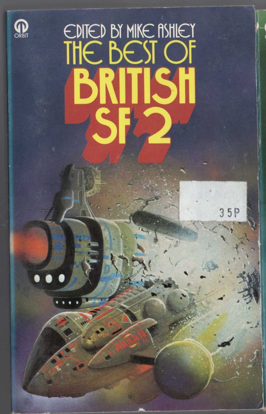 Mike Ashley (edits) THE BEST OF BRITISH SF 2 front book cover image