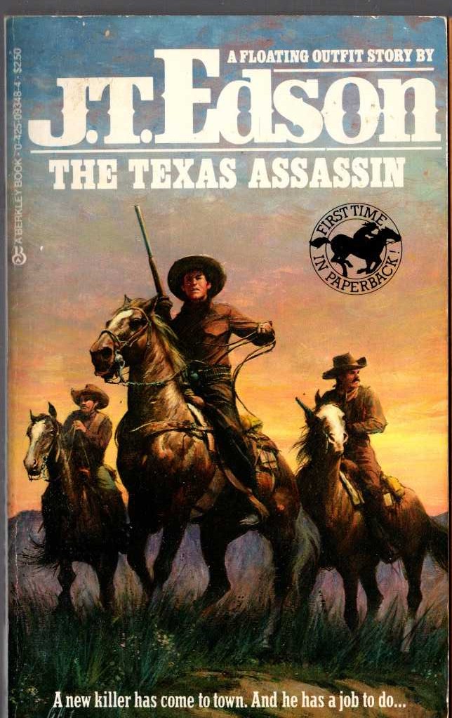 J.T. Edson  THE TEXAS ASSASSIN [U.K. title: Beguinage] front book cover image