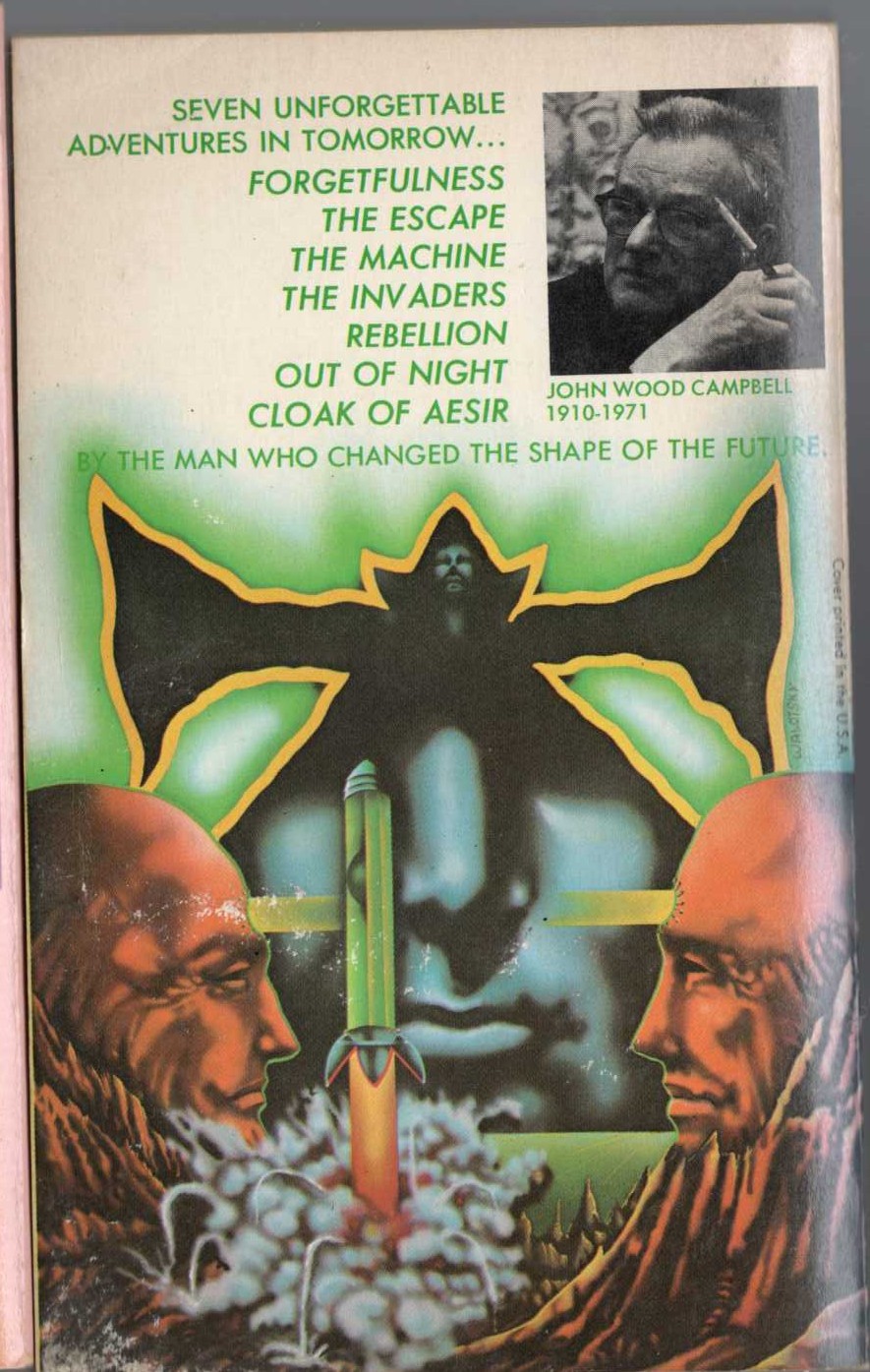 Arnold Bennett  ANNA OF THE FIVE TOWNS magnified rear book cover image