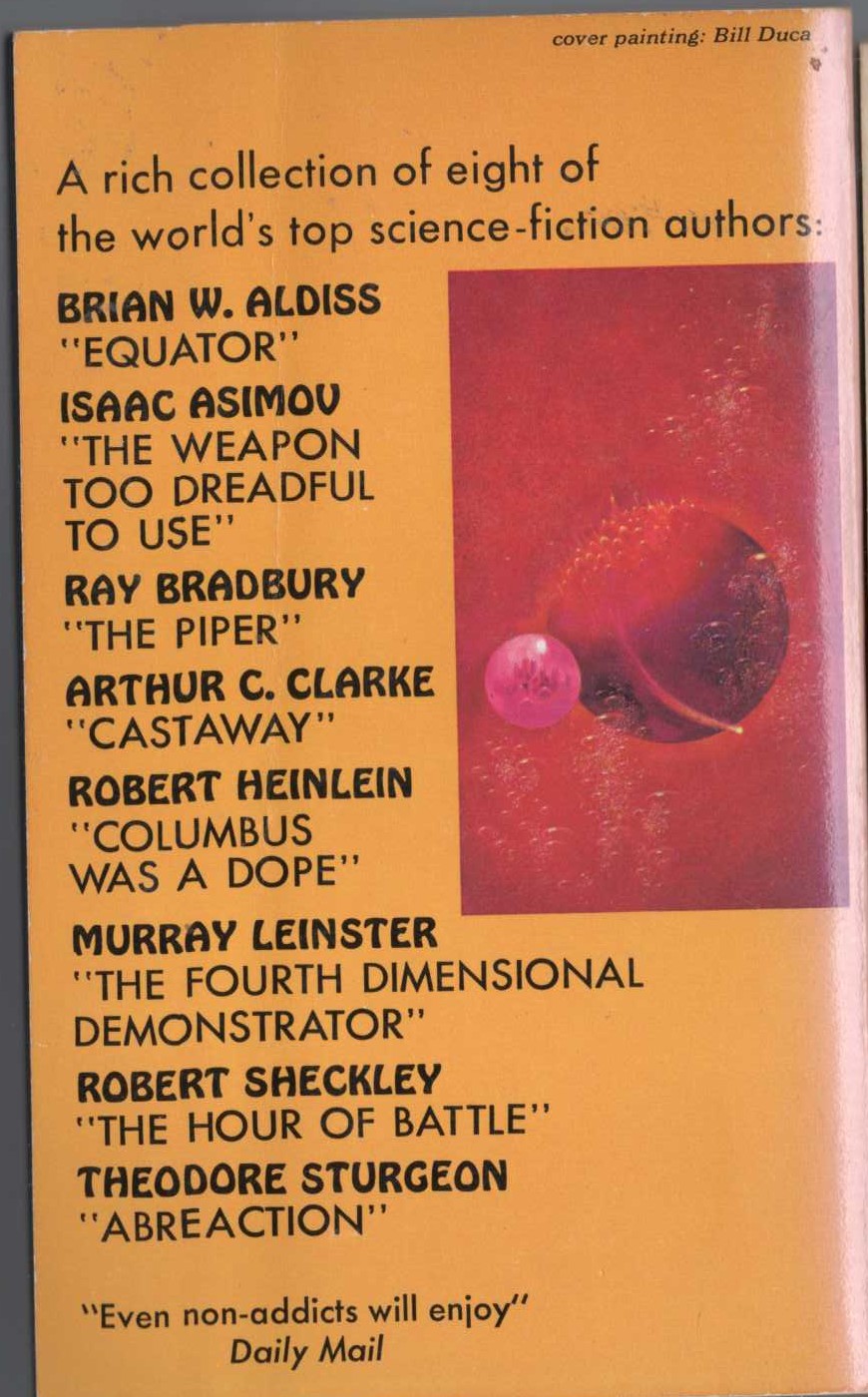 Peter Haining (edits) THE FUTURE MAKERS magnified rear book cover image