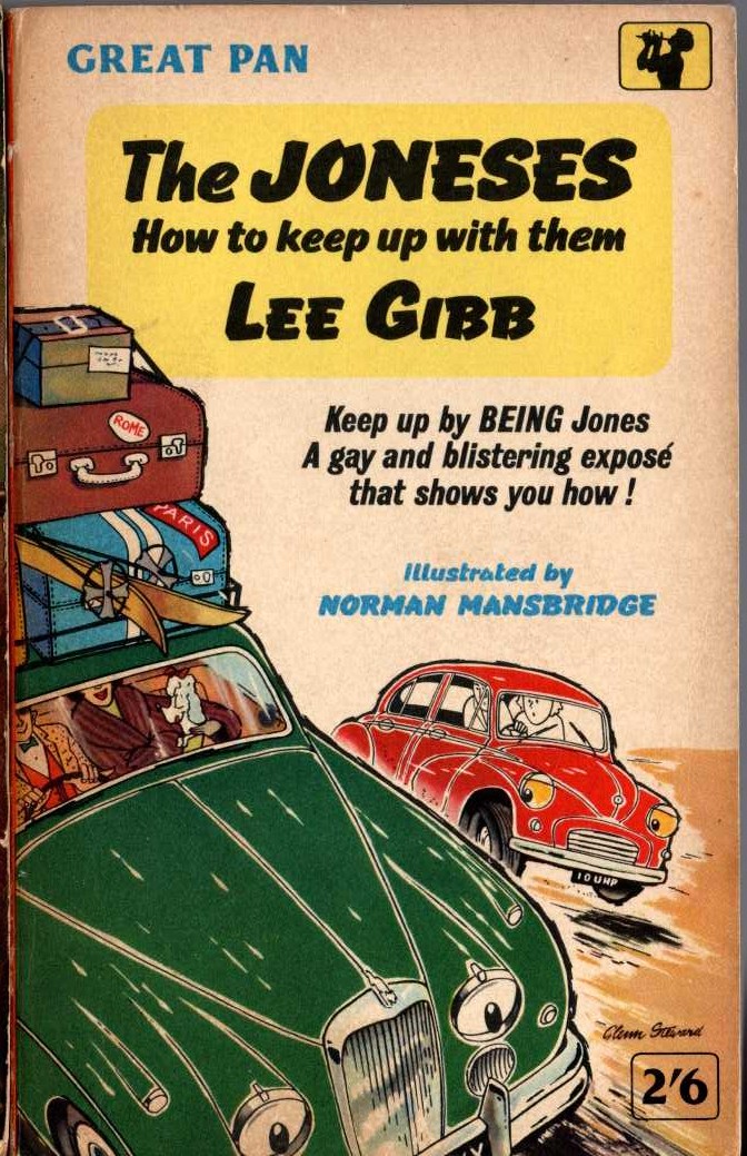 Lee Gibb  THE JONESES. How to keep up with them front book cover image